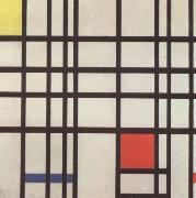 Piet Mondrian Composition with red,yellow and blue USA oil painting artist